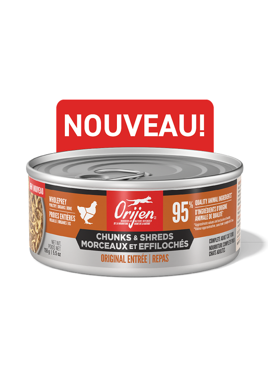 ORIJEN Morceaux et effilochés Repas Original
